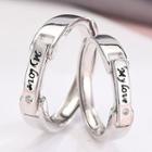 925 Sterling Silver Lettering Ring