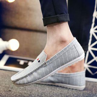 Pinstriped Loafers