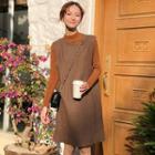 Tie-back Sleeveless Dress