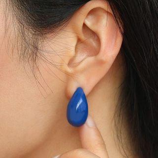 Glaze Drop Earring 1 Pair - Blue - One Size