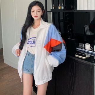 Lightweight Loose-fit Jacket White - One Size