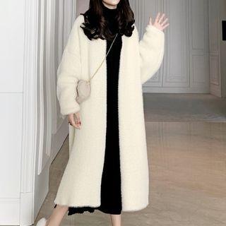 Fluffy Long Cardigan
