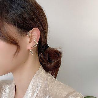 Leaf Earring 1 Pc - Right Side - Gold - One Size