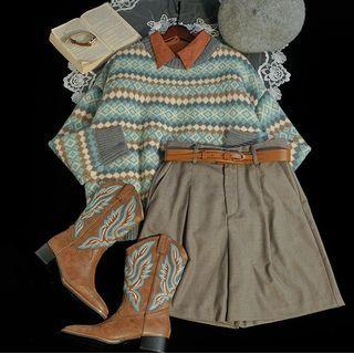 Pattern Sweater / Shirt / Shorts
