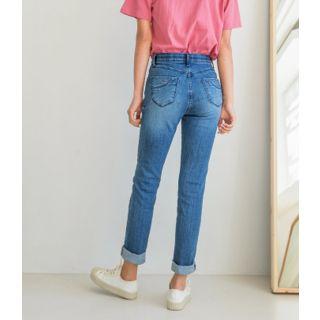 Plus Size Hidden Band-waist Jeans