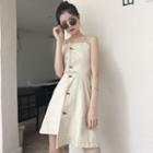 Asymmetric Strappy A-line Dress