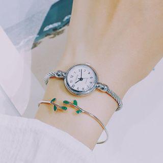 Set: Retro Open Bangle Watch + Branches Open Bangle