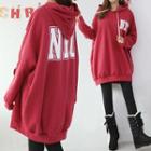 Nyc Lettered Oversized Hoodie