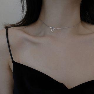 925 Sterling Silver Choker 925 Silver - As Shown In Figure - One Size