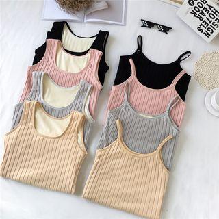 Plain Fleece Tank Top / Camisole Top