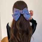 Shimmer Bow-accent Barrette