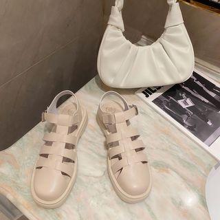 Buckled Strap Sneakers