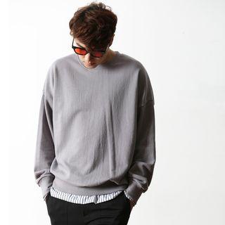 Layered-hem Sweatshirt