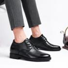 Genuine-leather Wing-tip Dress Shoes