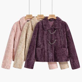 Chain Fluffy Jacket