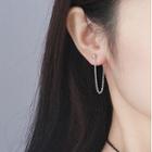 Bead Drop Earring 1 Pair - Earrings - Silver - One Size