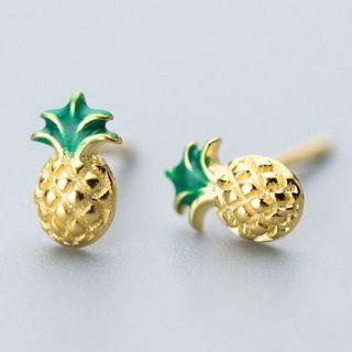 925 Sterling Silver Pineapple Earring