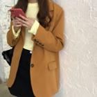 Single-breasted Blazer Caramel - One Size