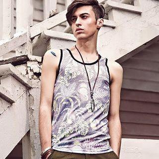 Tree Print Tank Top