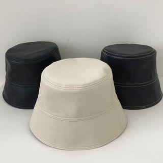 Pleather Bucket Hat