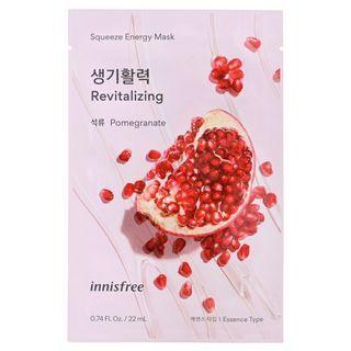 Innisfree - Squeeze Energy Mask - 10 Types Pomegranate