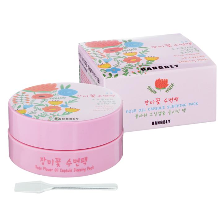 Gangbly - Rose Oil Capsule Sleeping Pack 100ml