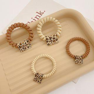 Leopard Print Coil Hair Tie (various Designs)