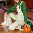 Applique Wide-leg Dungaree