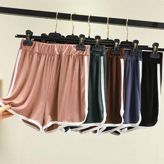 Contrast Trim Lounge Shorts