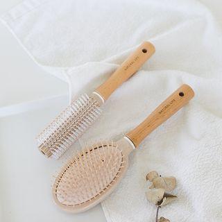 Wooden Handle Hair Brush