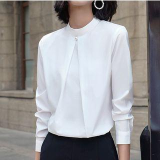 Mock-neck Blouse / Dress Pants / Set