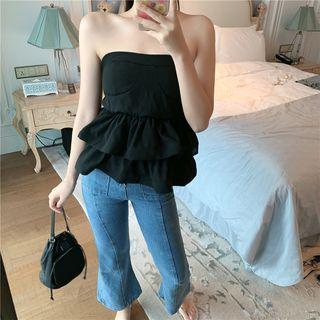 Ruffled Tube Top