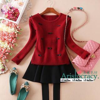 Bow Accent Sweater