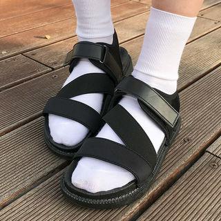 Touch-fastener Elastic-band Sandals