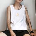 Sun Printed Tank Top