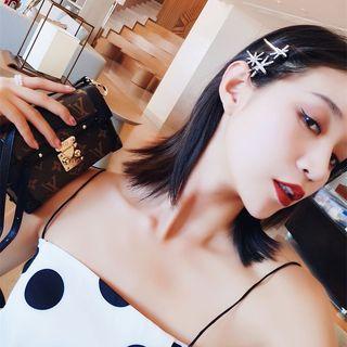 Rhinestone Snowflake Hair Pin