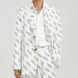 Lettering Blazer / Lettering Shorts