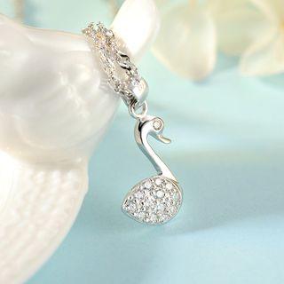 925 Sterling Silver Swan Necklace