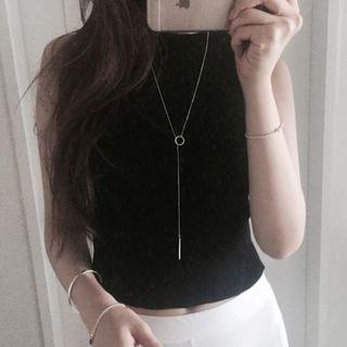 Sterling Silver Drop Necklace
