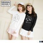 Long Sleeve Print T-shirt