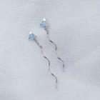 Mount Fuji Threader Earring 1 Pair - As Shown In Figure - One Size