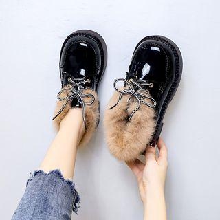 Faux-fur Pu Platform