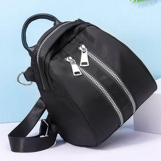 Two-way Lightweight Backpack Black - One Size