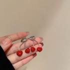 Cherry Glaze Alloy Earring
