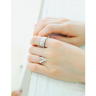Set Of 2: Metallic Rings