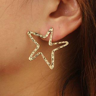 Star Stud Earring 1 Pair - As Shown In Figure - One Size