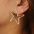 Star Stud Earring 1 Pair - As Shown In Figure - One Size
