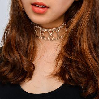 Sexy Rhinestone Choker