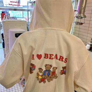 Print Zip-up Hoodie / Sweatpants