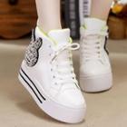 Jeweled High-top Sneakers